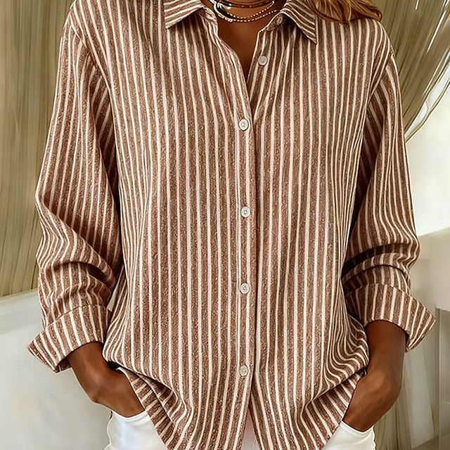 Jimena | Camisa de Riscas com Botões