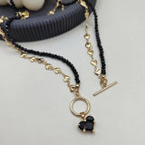 Colar Vintage com Pendente de Pérola
