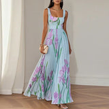 Oriah | Vestido Maxi Floral da Linha A
