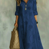 Sienna - Vestido Longo de Verão com Estampa Floral