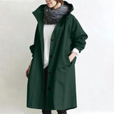 Catherine | Casaco Trench Longo com Capuz