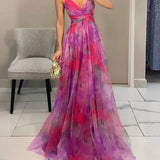 Éléonore | Vestido Longo Floral Leve