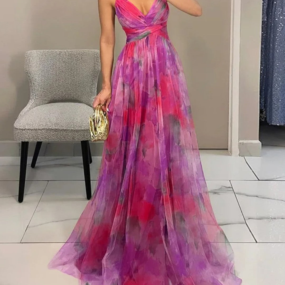 Giselle | Vestido Maxi Floral Encantado