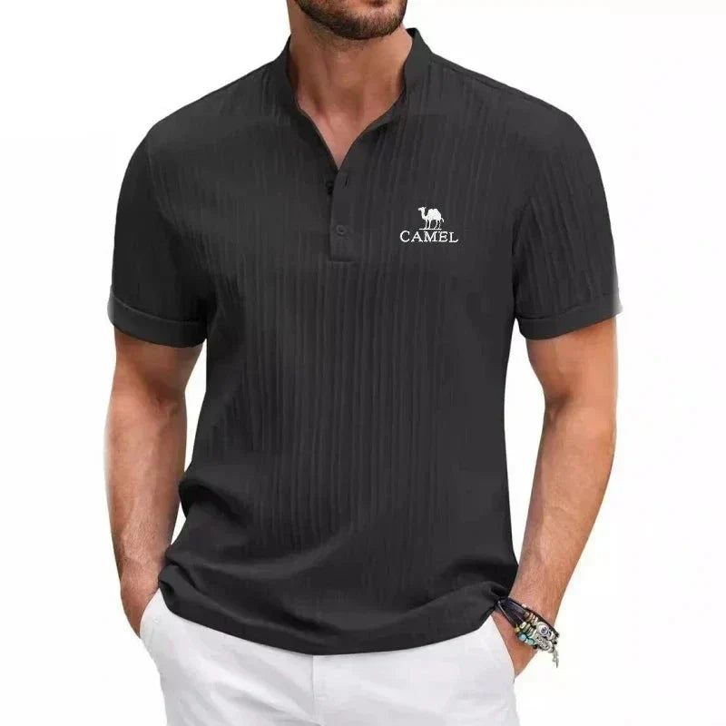Camel Vintage Polo Shirt
