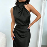 Tyra | Vestido de Gala Elegante com Decote Halter
