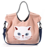 Saco Casual com Estampa de Gato