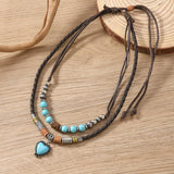 Colar Vintage Boémio com Pendente