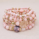 Pulseira Boêmia de Pérolas