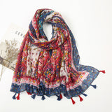 Cachecol Floral Vintage