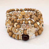 Pulseira Boêmia de Pérolas
