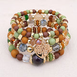 Pulseira Boêmia de Pérolas