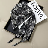 Elegante Cachecol com Estampa Floral