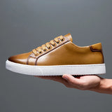 Gonçalo - Sneakersy z Włoskiej Skóry