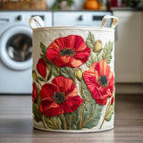 Almofada Decorativa com Papoilas Vermelhas