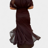 Alondra | Vestido Longo Floral com Decote em V