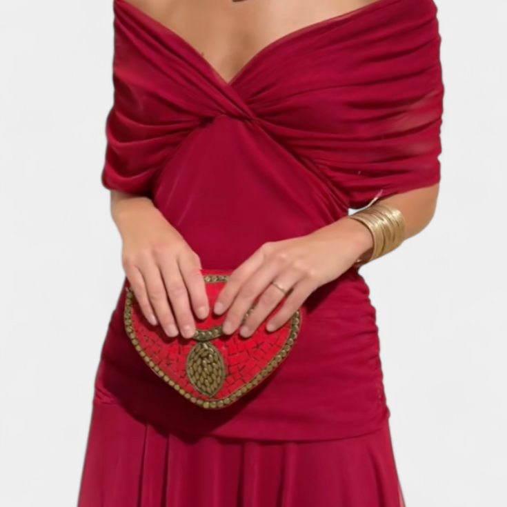 Alondra | Vestido Longo Floral com Decote em V