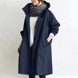 Catherine | Casaco Trench Longo com Capuz