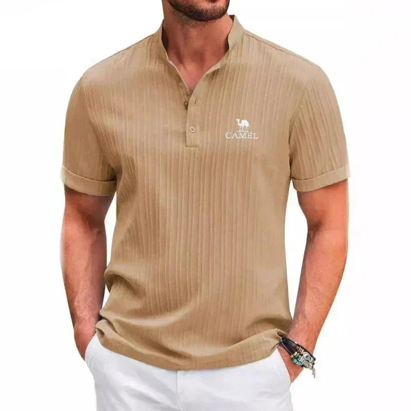 Camel Vintage Polo Shirt