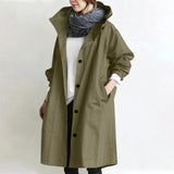 Catherine | Casaco Trench Longo com Capuz