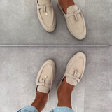 Beige Luma Flats