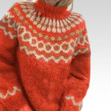 DELACROIX | Christine Jacquard High Neck Pullover