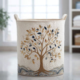Almofada decorativa com árvore em flor