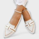 Dalva - Sapatos rasos para mulher com nó