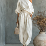 Ariadna™ | Conjunto de Duas Peças com Estilo Ombro a Ombro