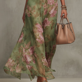 Livia - Elegante Vestido Maxi com Estampa Floral
