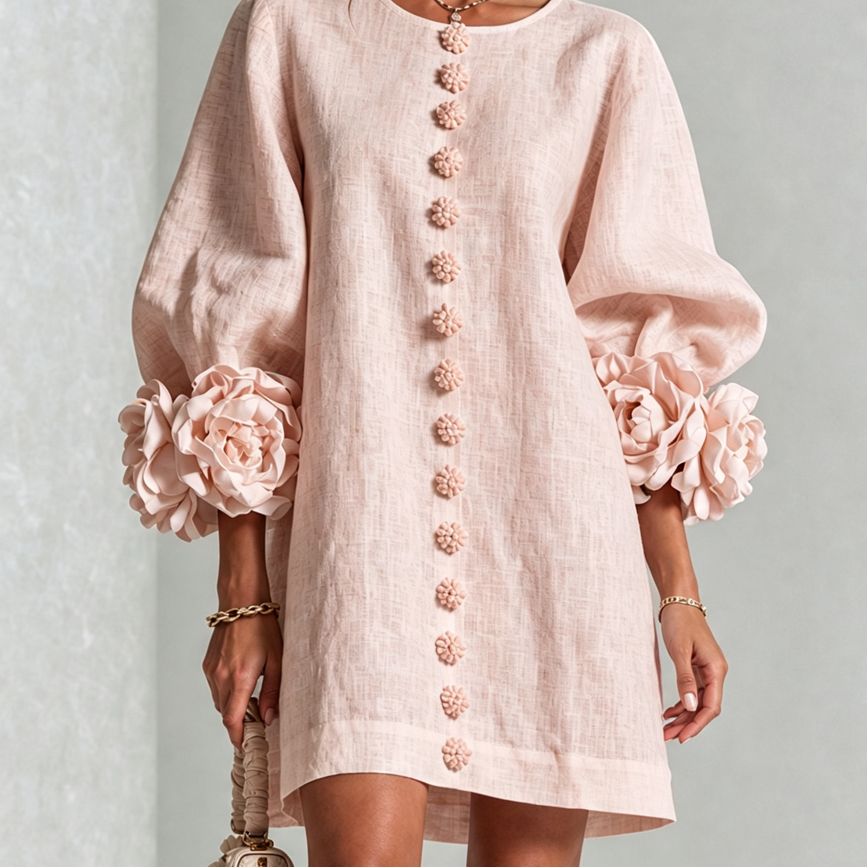 Elegância sem esforço com um vestido de corte escultural