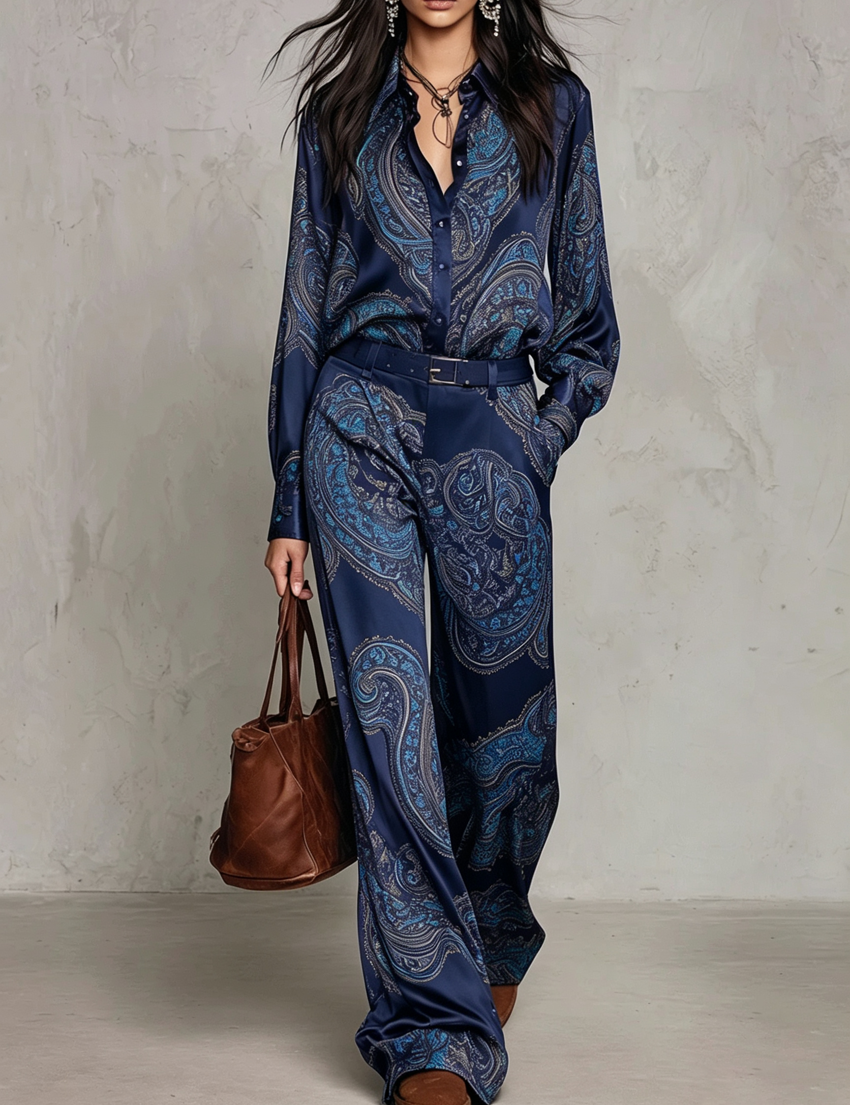 Zara | Conjunto com Estampado Paisley