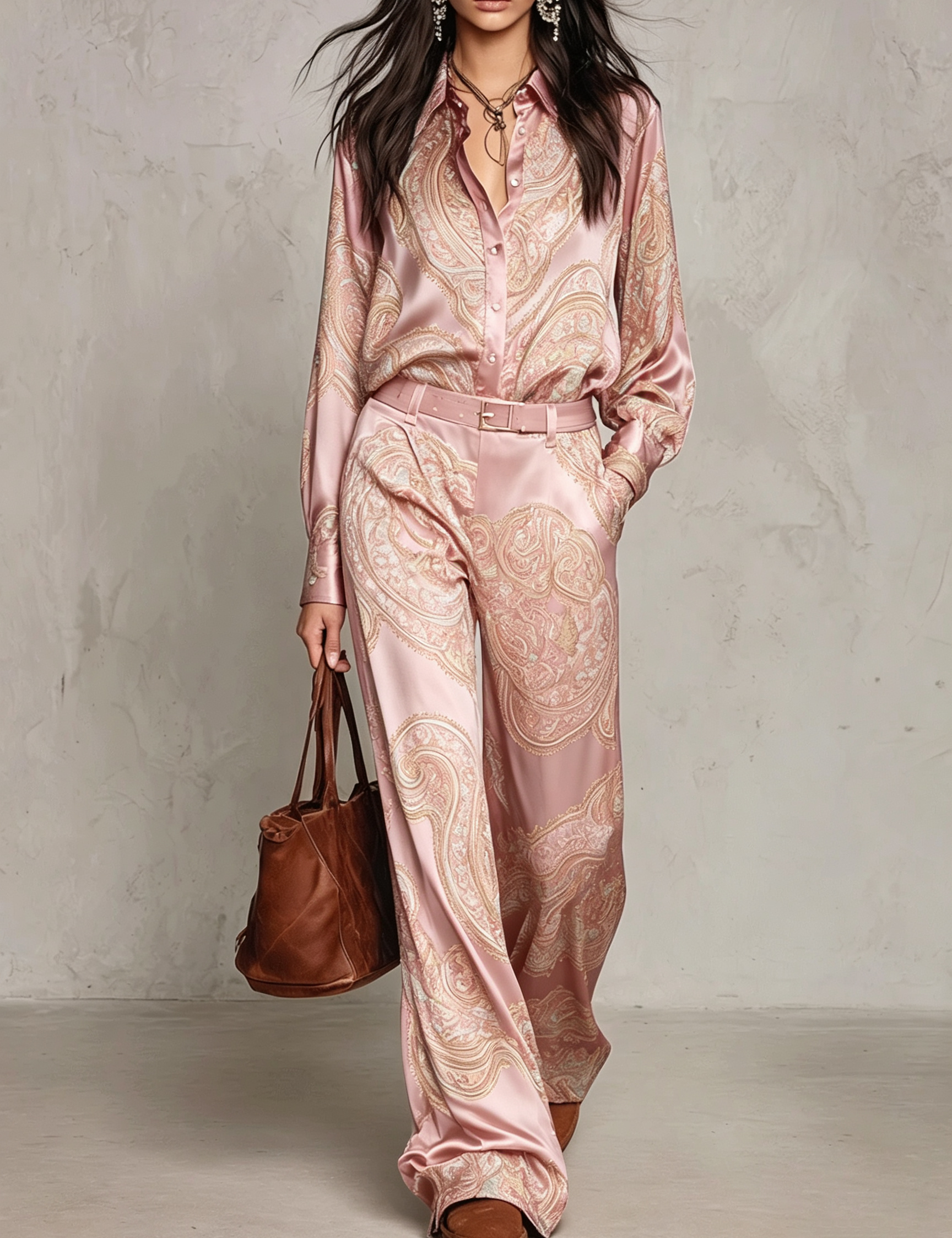 Zara | Conjunto com Estampado Paisley