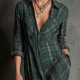Lídia - Vestido longo de camisa