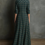 Lídia - Vestido longo de camisa