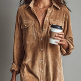Estelle | Midi Dress in Corduroy Velvet