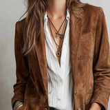 Marcelle | Vintage Brown Blazer