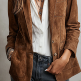 Marcelle | Vintage Brown Blazer