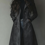 Héloïse | Trench Vintage em Camurça