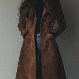 Héloïse | Trench Vintage em Camurça