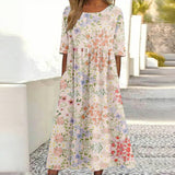 Vestido Casual com Estampa Floral