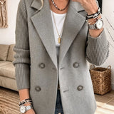 Carla | Blazer Elegante com Mangas em Malha