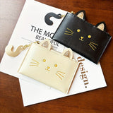 Carteira com Estampa de Gato Cartoon