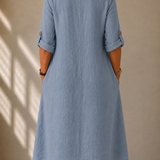 DELACROIX | Vestido Elegante com Gola Tunisina Élina