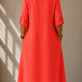 DELACROIX | Margot Straight Cut Flowing Dress