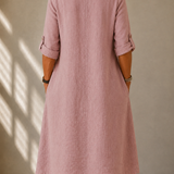 DELACROIX | Vestido Trapézio Fluido Martine