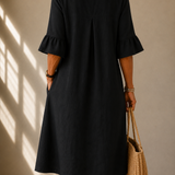 DELACROIX | Isabelle Fluid Button-Up Dress