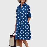 Vestido Mulher Camisero Com Bolsos – Estilo Casual Elegante