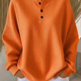 Milagros | Sweatshirt Henley Texturada