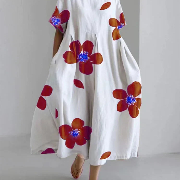 Vestido Floral de Verão Novi