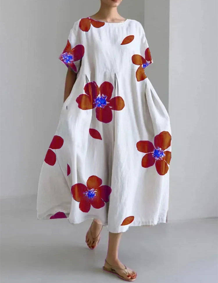 Vestido Floral de Verão Novi